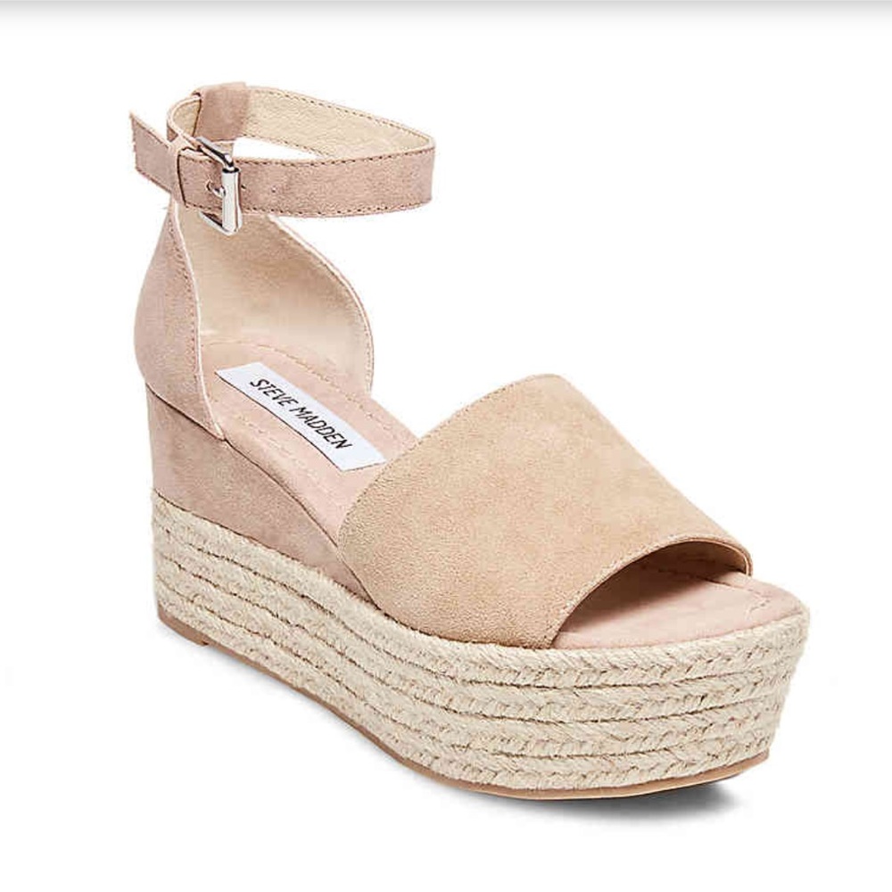 Steve Madden Tan Wedge Sandal